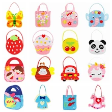 Нетканые тканевые наборы для ремесла для детей сумка игрушка DIY сумки ручной работы детские игрушки «сделай сам» Dindergarten комплект ткани для шитья детей