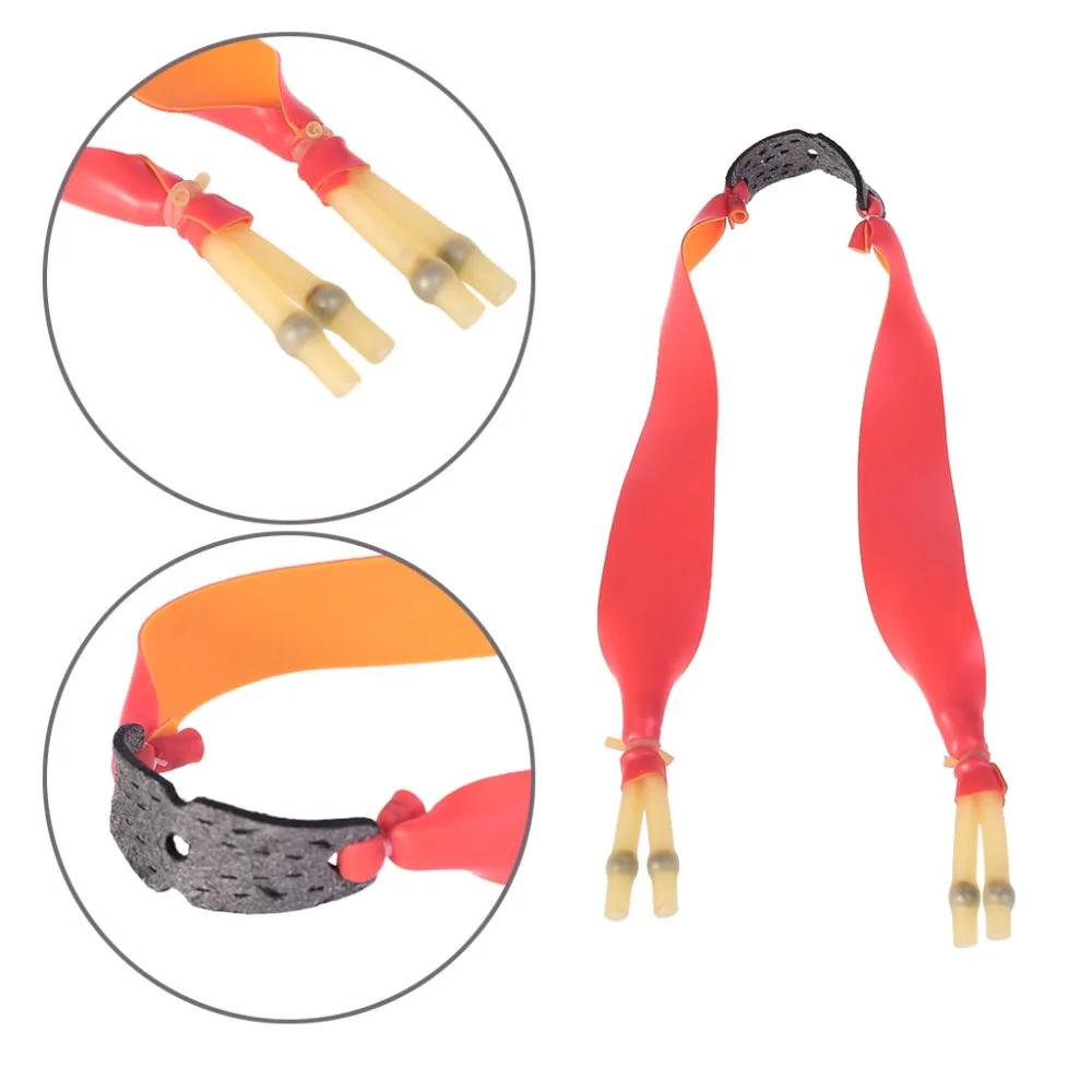 

Slingshot Rubber Band Flat Catapult Elastic Shooting Outdoors Hunting Tactical