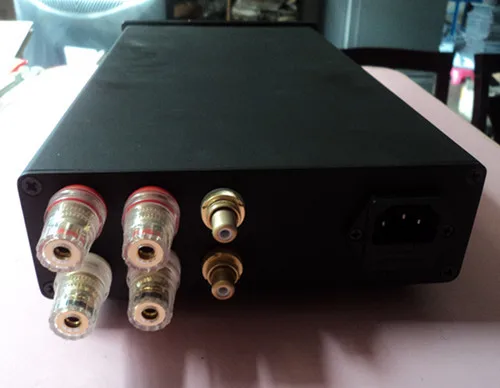 black A1010 all aluminum amplifier chassis Pre amplifier chassis AMP case Enclosure headphone amp case Box DIY 168 54 313mm 