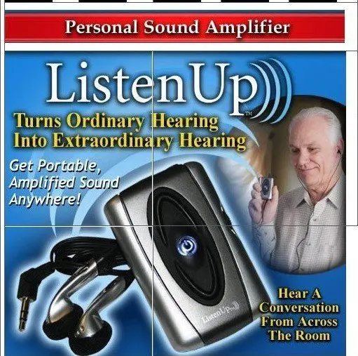 20pcs/lotListen Up Hearing Aid Device Personal Sound Amplifier As Seen