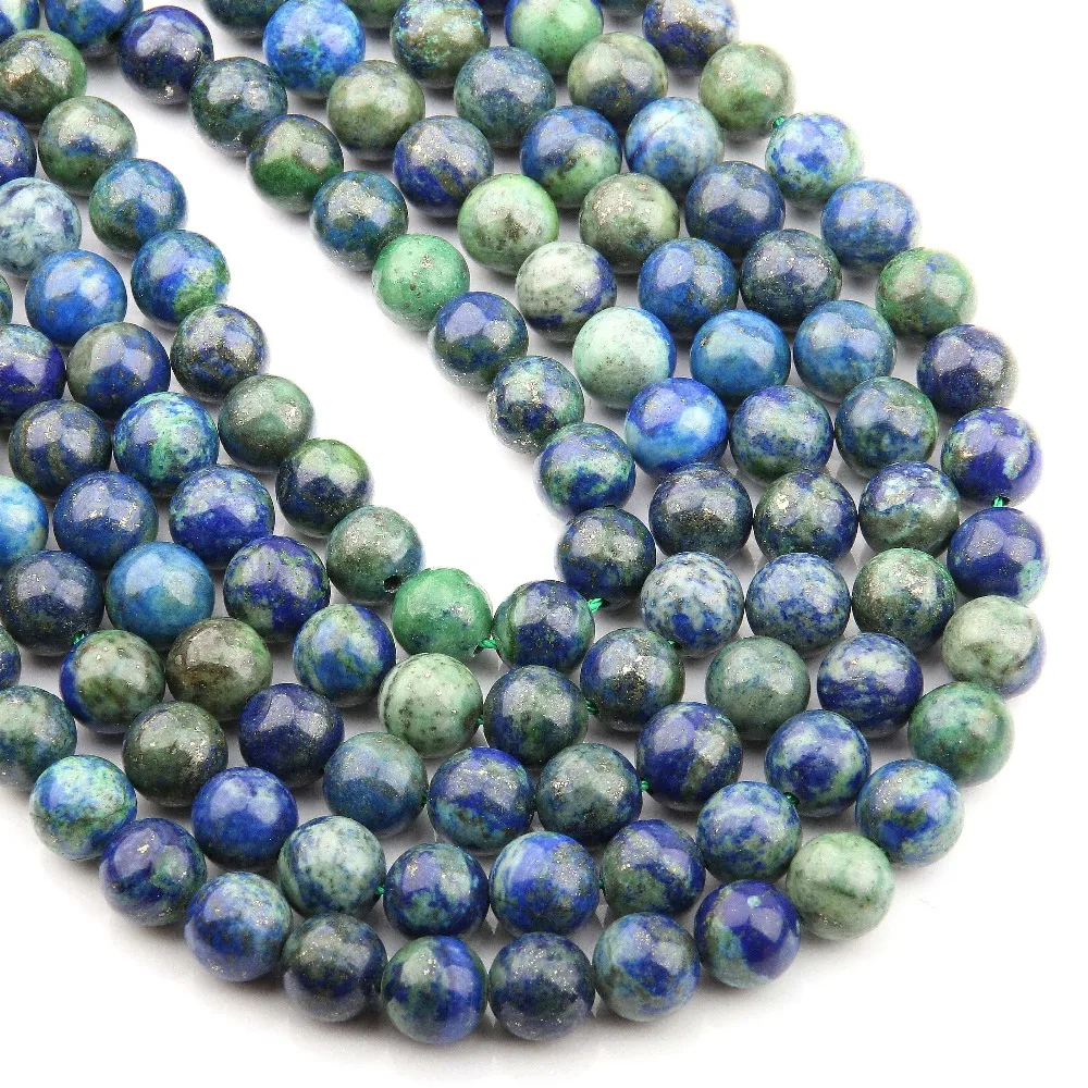 

Phoenix Lapis lazuli beads Natural Stone Top quality Ore Round Loose beads ball 4/6/8/10/12MM Jewelry bracelet making DIY