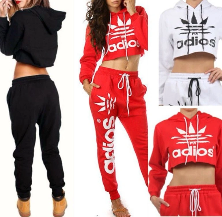 adidas cropped tracksuit womens