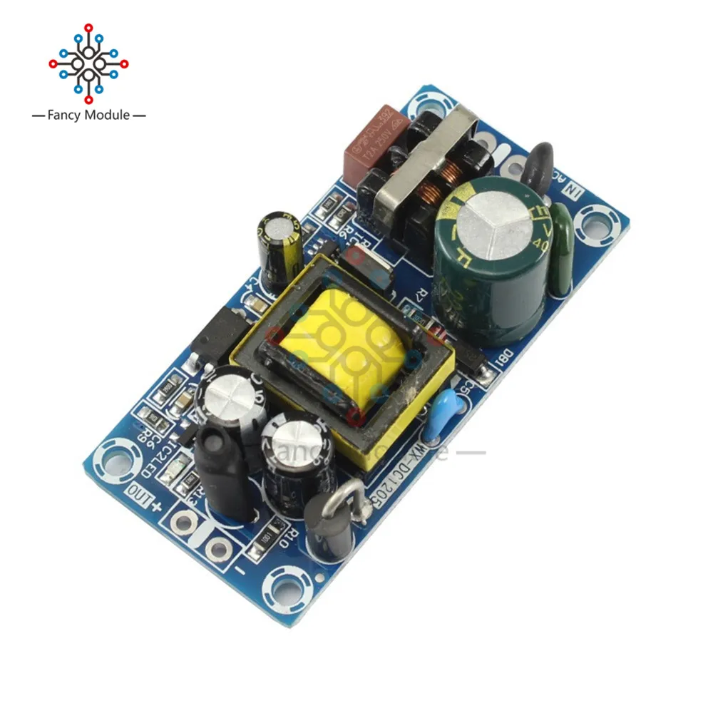 AC-DC импульсный источник питания AC110 220V к DC 12V 1A низкая пульсация источник питания голая доска