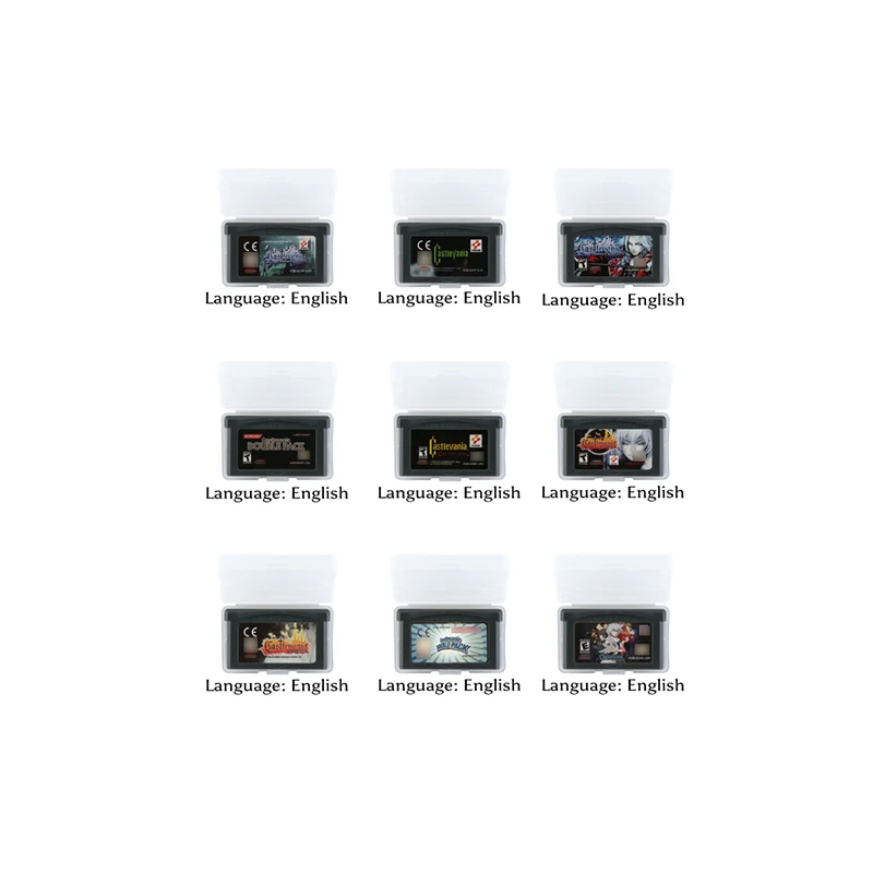 

32 Bit Video Game Cartridge Console Card Castlevaniaa Series US English Language