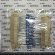 Цветной кольцо резистора контейнер с секциями/1/4 Вт комплект резисторов 75 K-1,8 M/Общие комплект резисторов/24 вид* 30 шт