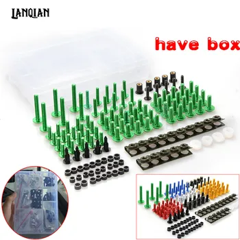 

Universal for Kawasaki ninja 250 300 Ninja 650 z800 z750 z1000 CNC Motorcycle Accessories Fairing Bolt Screw Fastener Fixation