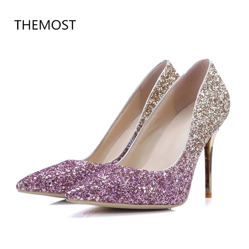 

THEMOST high heels sexy pointed toe pumps 3 colors to choose from High-heeled woman The European and American style