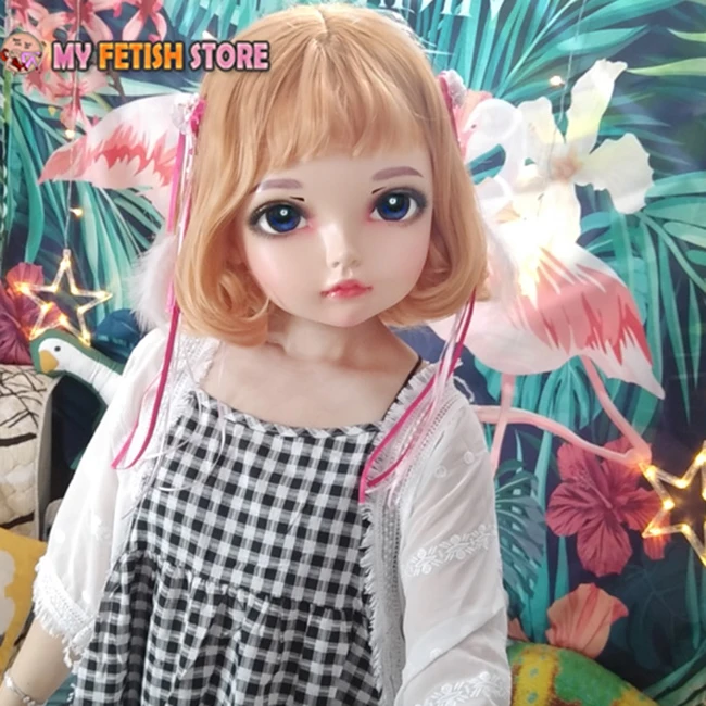 (Tao-05) feminino doce menina resina meia cabeça