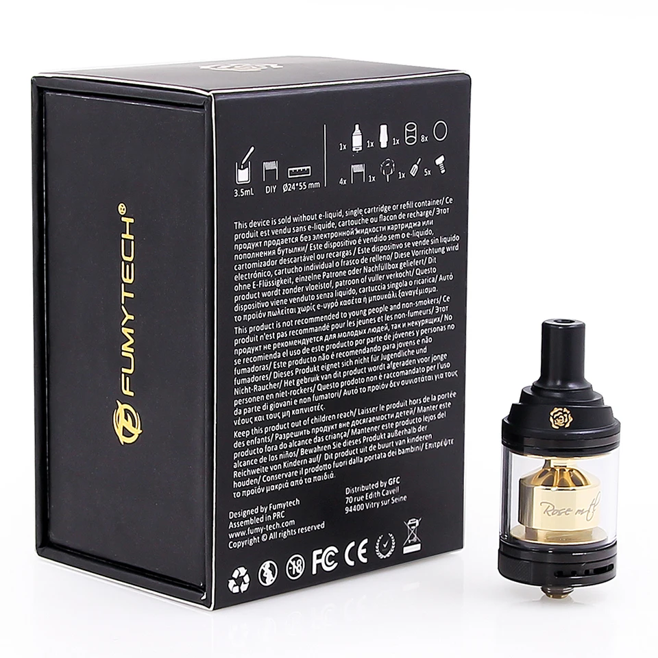 Fumytech Rose mtl RTA Gold Edition (3)