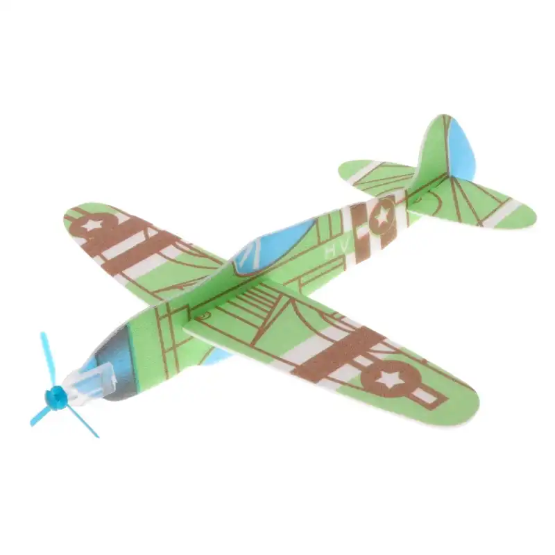 Espuma De Avião De Papel Jogando Mão Deslizando Avião Modelo Toy Presente das Crianças DIY