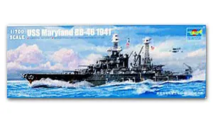 

Trumpeter 1/700 scale model 05769 US Navy Corralado BB-46 Maryland Battleship