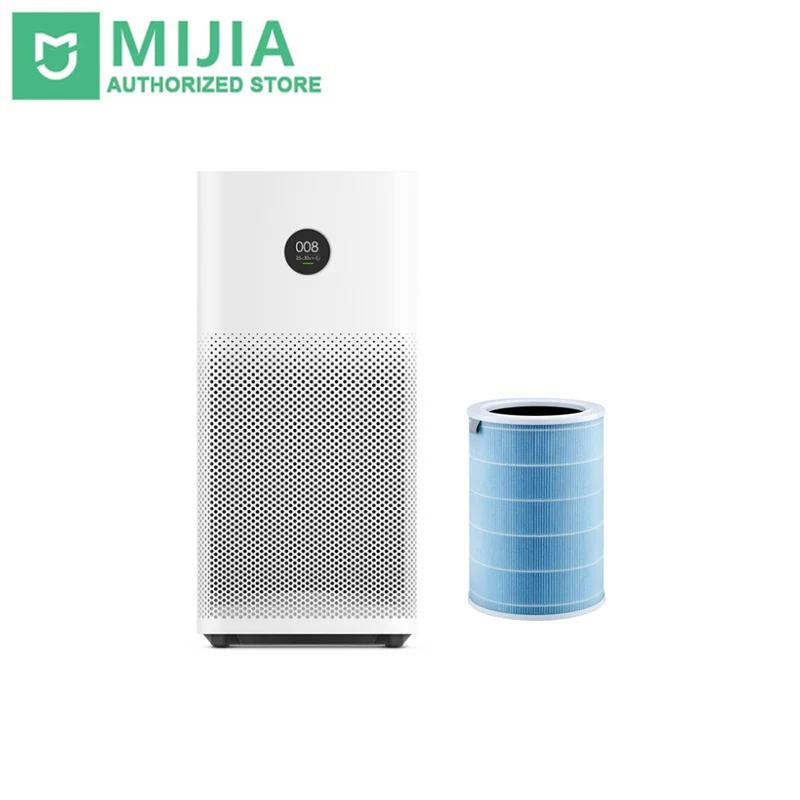  Upgrade Xiaomi Air Purifier 2S Smart OLED Display Smartphone Mi Home APP Control Smoke Dust Peculia
