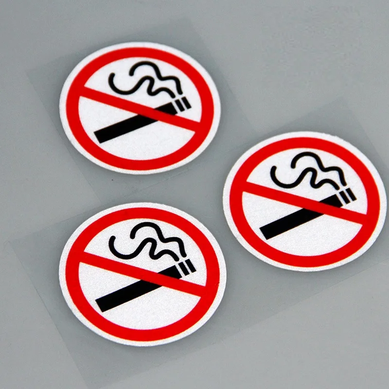 Авто-Стайлинг клей Стикеры Предупреждение логотип No Smoking автомобиля Стикеры s легко палку для bmw benz ford vw peugeot, Opel renault mazda Гольф