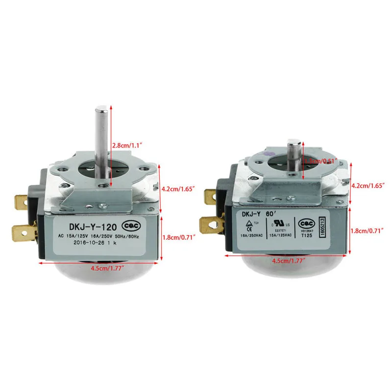 DKJ-Y 60/120 минут 15A таймер задержки переключатель для электронной микроволновой печи плита инструменты