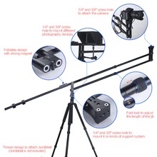 

Manbily 6.0ft Foldable Extendable small Portable DSLR Mini Camera Jib Crane video Arm Crane camcorder Sunrise mini Jib jimmy