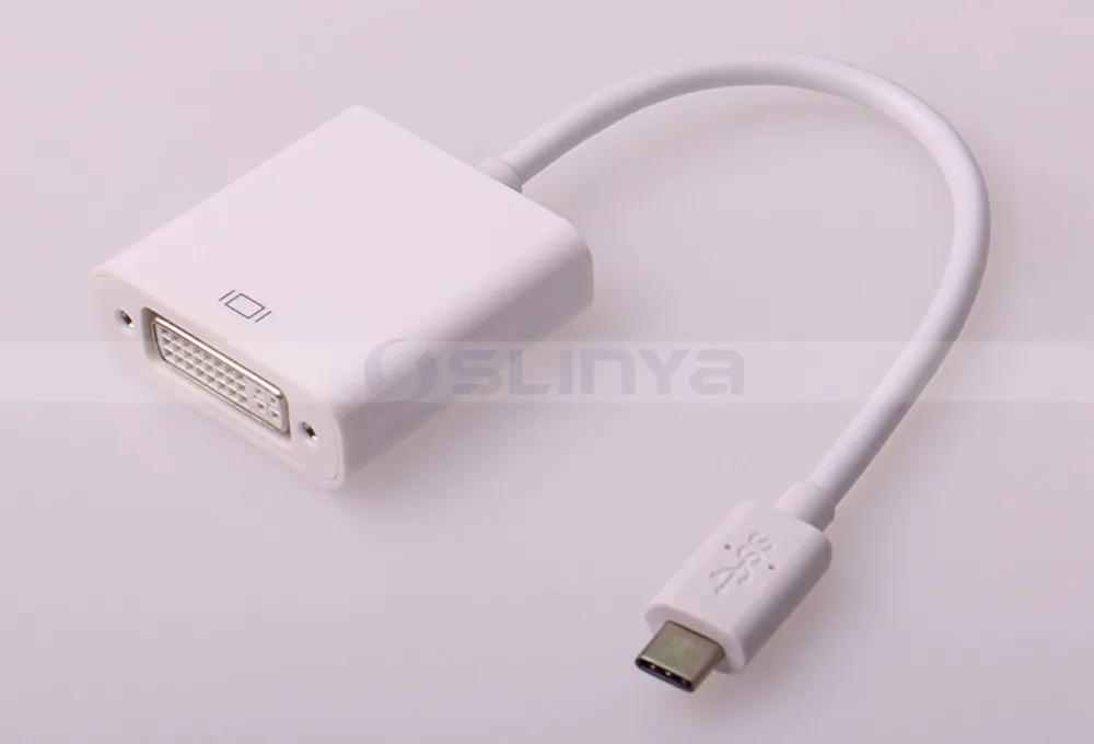 USB-C type C USB 3,1 на DVI 24 5 Pin 1080 P адаптер конвертер Соединительный кабель type-C на DVI для Macbook Pro Chrombook 4 K HDTV