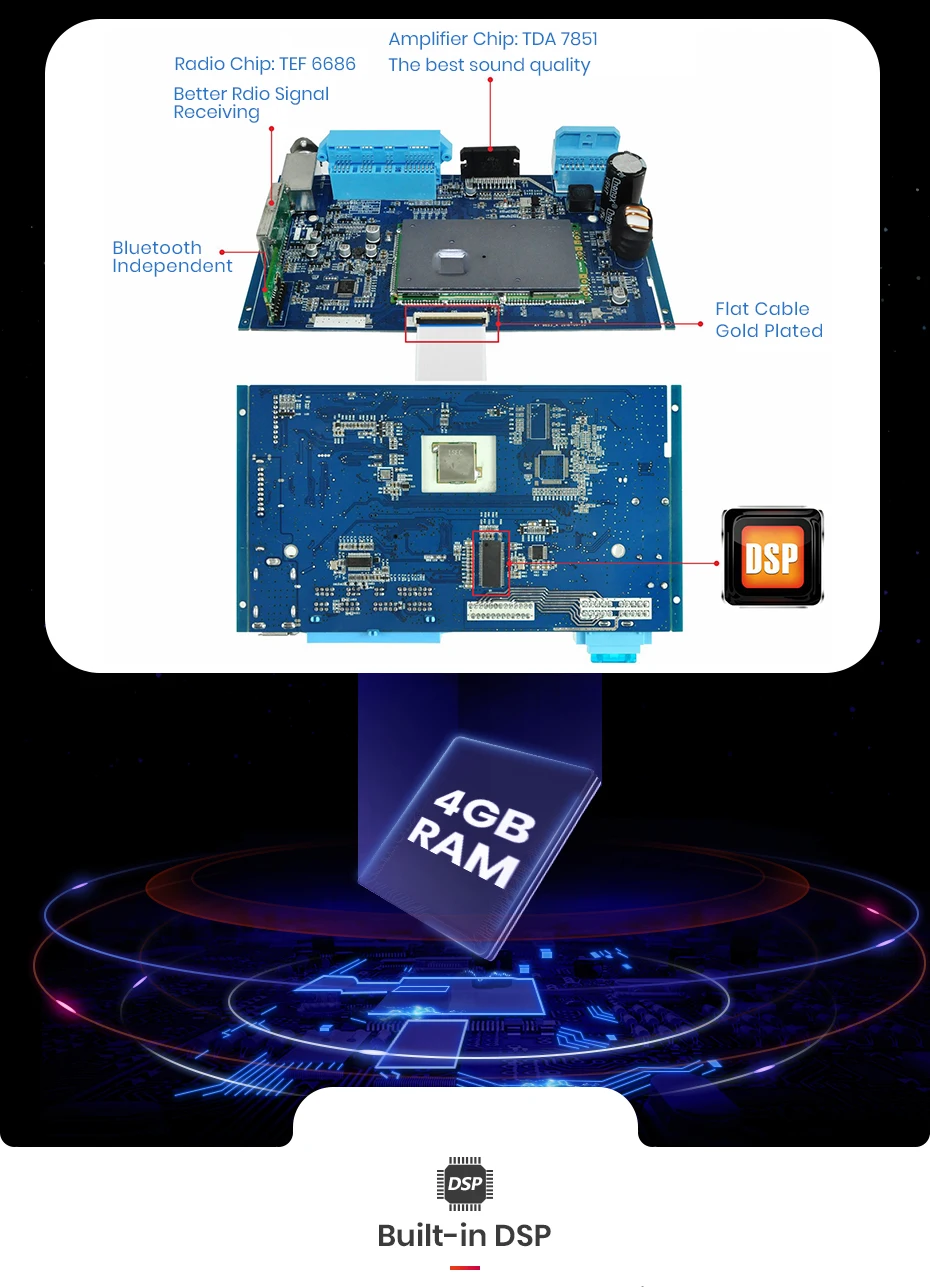 Sale AWESAFE Android 8.1 4G+64G Car Radio Multimedia Video Player GPS Navigation CarPlay 2 Din 9" For For KIA RIO 4 2017 sedan no DVD 6