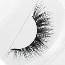 1 пара настоящий конский волос 3D норка полный клей для накладных ресниц Длинные оригинальные ресницы из волос ресницы расширение