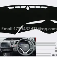 Для Honda Civic Si type r 2012 2013 9th dashmats аксессуары для стайлинга автомобилей крышка приборной панели RHD