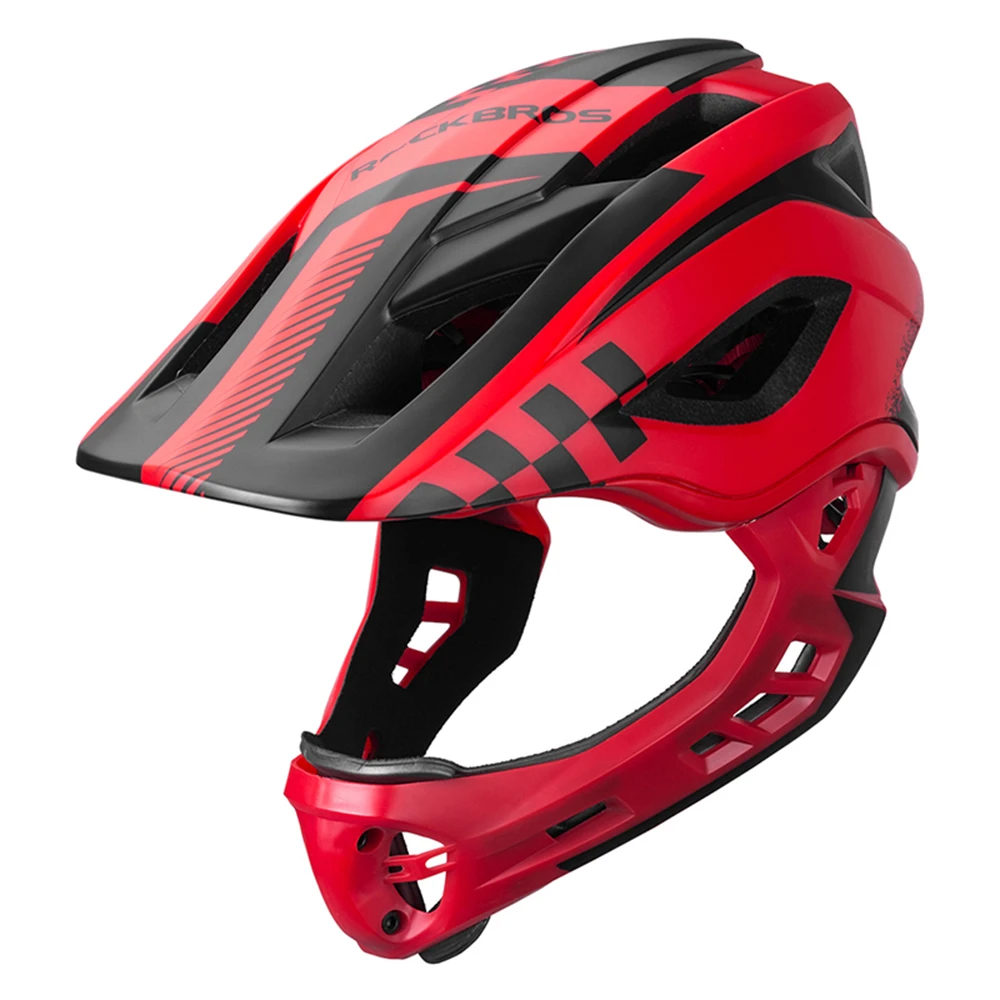 ROCKBROS Children Full Face Sport Helmet Detachable Bicycle Child Safety Helmet