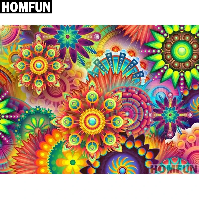 Набор для алмазной вышивки HOMFUN A01094 алмазная живопись сделай сам с полными