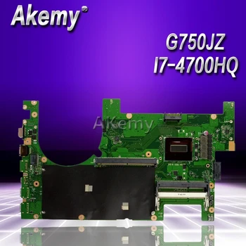 

Akemy G750JZ Onboard I7-4700HQ CPU mainboard For ASUS G750JZ G750JS G750J laptop motherboard 60NB04K0 100% Tested free shipping
