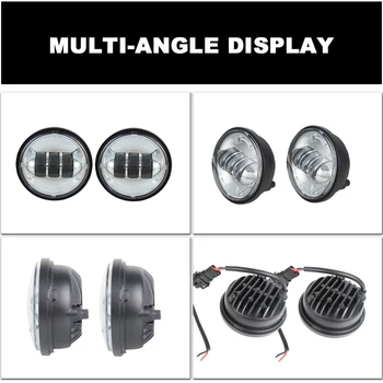 

Motorcycle 4.5inch LED Passing Light for Fog Lamps Auxiliary Light bulb Projector Spot Driving Lamp