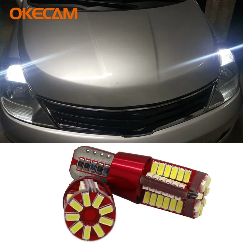 T10 W5W белый Canbus Автомобильный светодиодный светильник для парковки Nissan Qashqai J11 J10