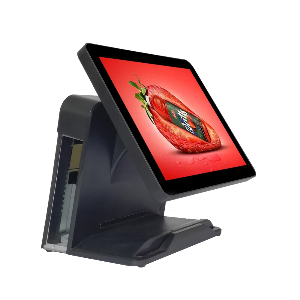15 дюймовый сенсорный кассовый терминал операционная система Windows Pos емкостный