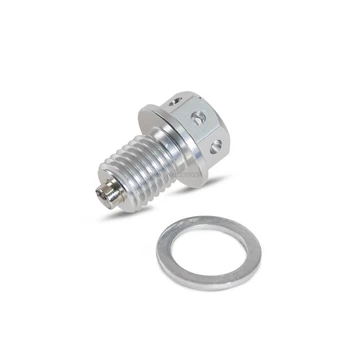 

NICECNC M10xP1.5 Magnetic Oil Drain Plug Bolt For Kawasaki KX450F KX 450F 2006-2015 KLX450R KLX 450R 2008-2009
