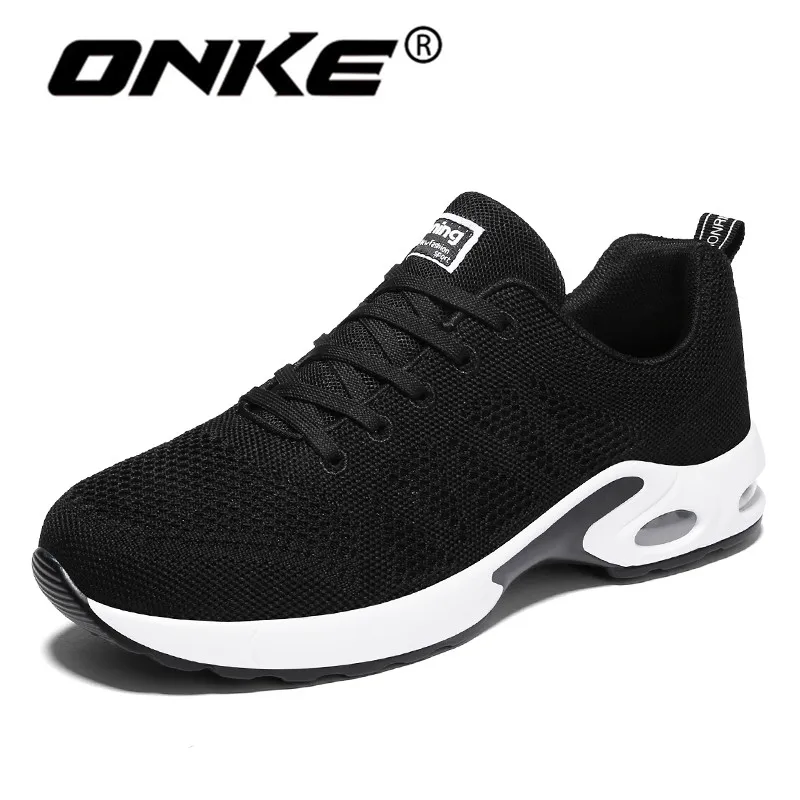 Onke New Style Running Shoes for Men Super Cool Black Sports Man ...