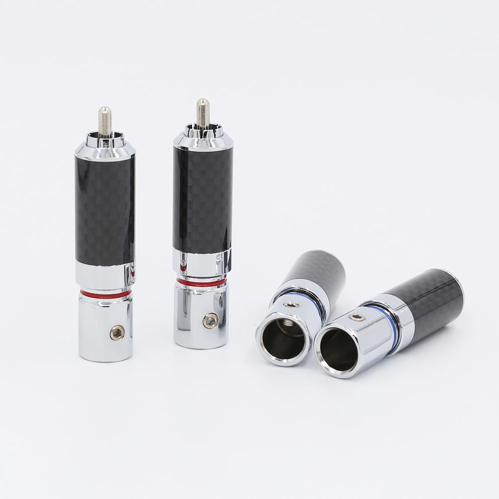 Hi End Разъем RCA с родиевым покрытием аудиокабель штекер динамика|Коннекторы и