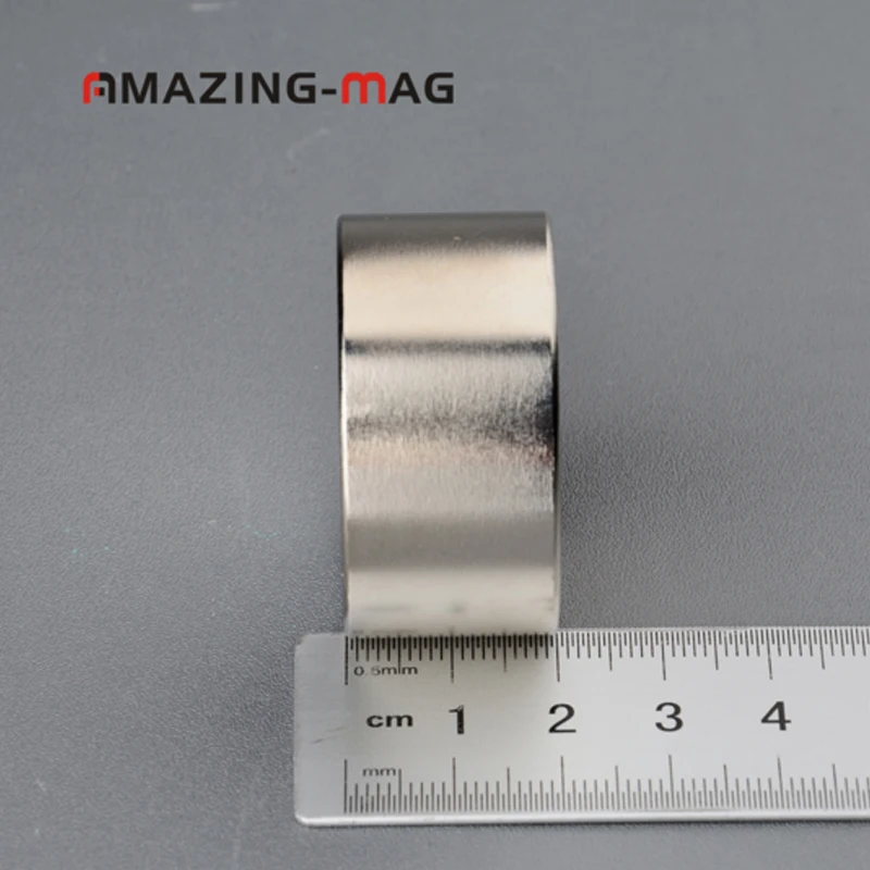 1 шт. 40x20 мм неодимовый магнит Imanes супер сильные круглые магниты сильнейший мощный магнитный Aimant всасывает счетчик газа воды