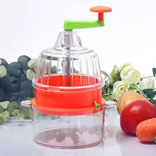 1 шт. многофункциональная ручная мясорубка пластиковый Овощной свинина, говядина Чопперы Зеленый резак измельчение домашней кухонной утвари