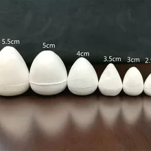 20~ 160 шт. 2/3/4/5,5 см белый капли воды моделирование пена бутон розы для нейлон чулок цветочные аксессуары вспененный пенополистирол шарики