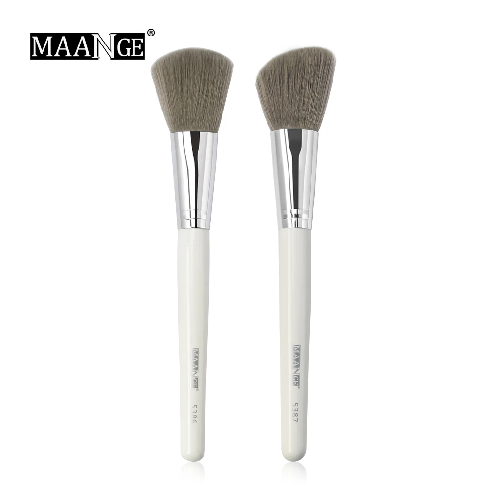 MAANGE Soft Angled blush Makeup Brush Set Foundation Powder Contour