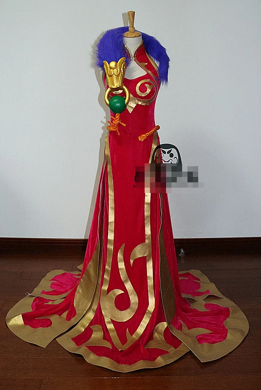 

LOL Morgana Monkey Year Uniforms Cosplay Costume Free Shipping