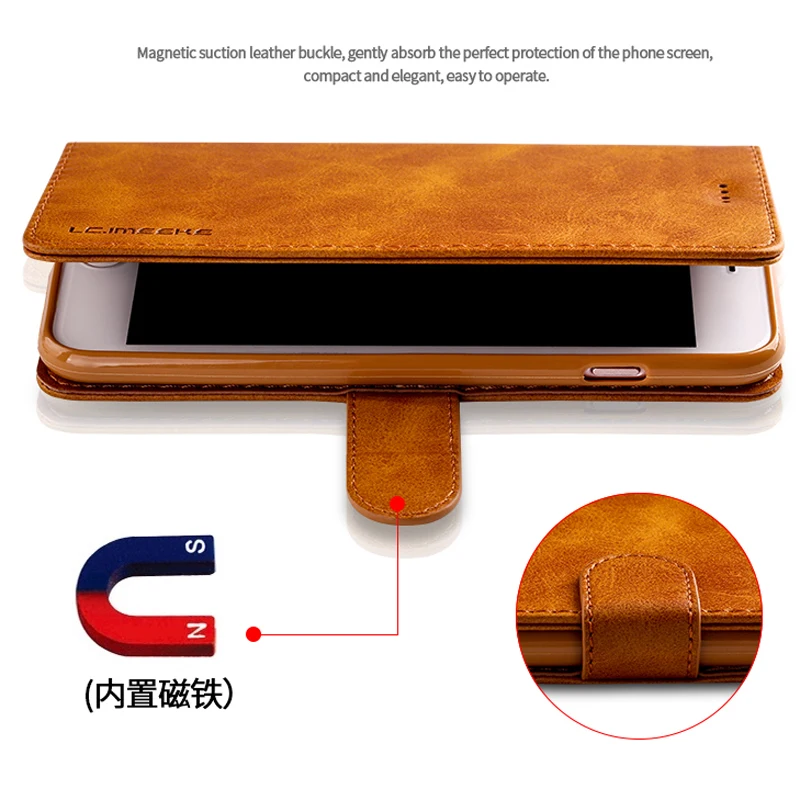 Чехол Etui для Apple iPhone 6 6s Магнитный кошелек сумка кожаный чехол plus 6Plus флип оболочка