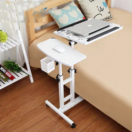 LK363 High Quality Folding Metal Laptop Stand Height Free Lift Laptop Table for Bed Sofa Office Rolling Computer Lap Desk