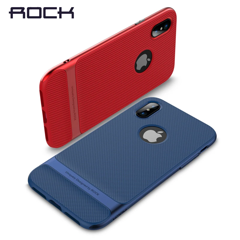 

for iPhone x case, Rock Royce Hybrid material PC+TPU electroplating cover case for iPhonex