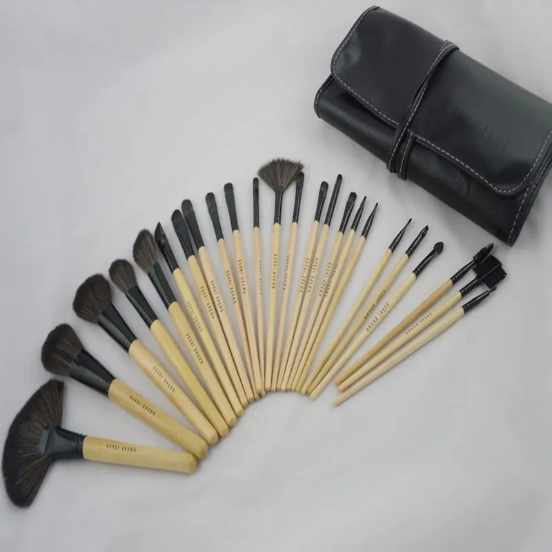 24pcs brown Cosmetic Brushes Tools Pro Makeup Brush Set In Packagein
