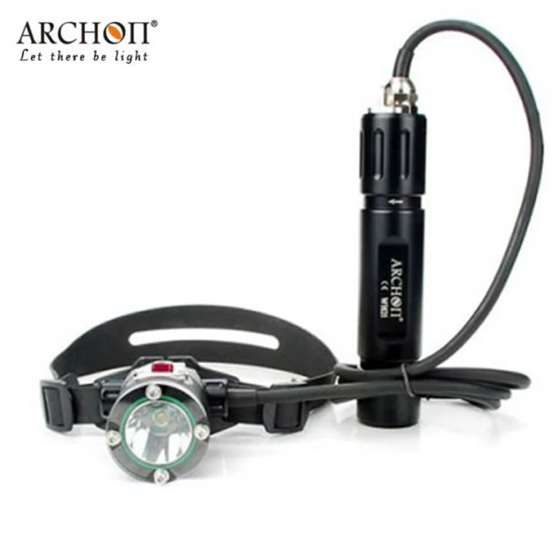 Подводное освещение налобный фонарь для подводного плавания XM-L2 U2 светодиодный фонарик ARCHON DH25 WH31 лампа для дайвинга фонари 1000 LM 26650 Батарея