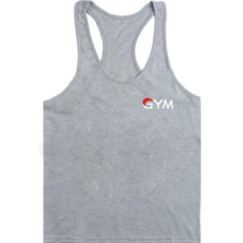 

Cotton Gyms Tank Tops Men Sleeveless Tanktops For Boys Bodybuilding Clothing Undershirt Fitness Stringer Vest