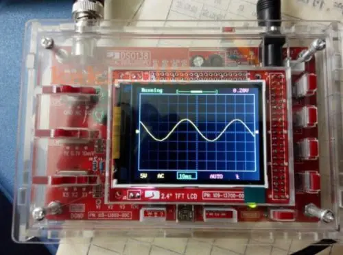 

Transparent Acrylic Case box Shell for DSO138 2.4" TFT Digital Oscilloscope