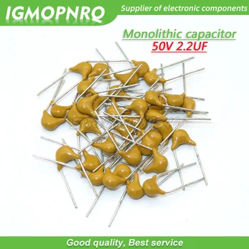 

200PCS/lot 2.2UF 20% 5.08MM 225 50V MLCC multilayer monolithic ceramic capacitor size:0805