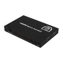 HDMI матричный HDMI, переключатель HDMI четыре в два из HD видео Splitter 4X2 Поддержка 4 к* 2 3D