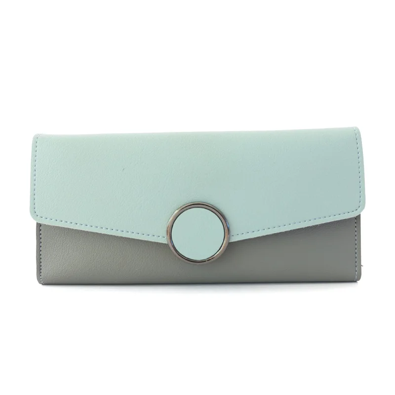 

NEW Fashion Women Standard Wallets PU Leather Patchwork Purse wallet Hasp female card holders gifts for lady money bag clutch