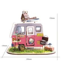 DIY Кукольный дом игрушка деревянный Miniatura Casa кукольные домики миниатюрная кукольная мебель комплект игрушки для детей Рождественский подарок