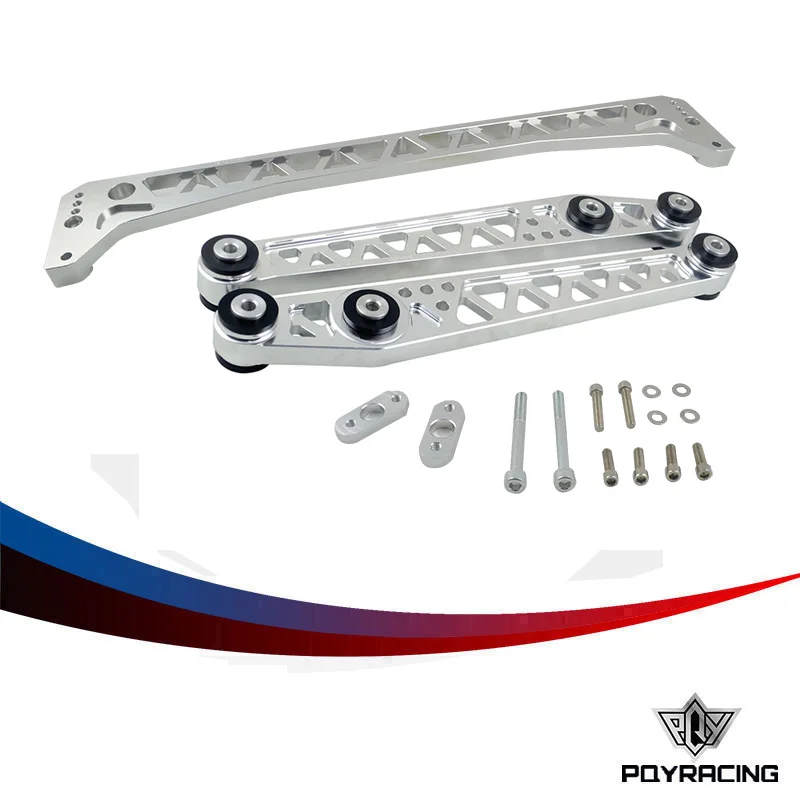 

PQY- NEW LOWER CONTROL ARM FOR Function 7 Billet Lower Control Arm + Subframe Brace 96-00 For Honda Civic EK LCA PQY1003F+1018F