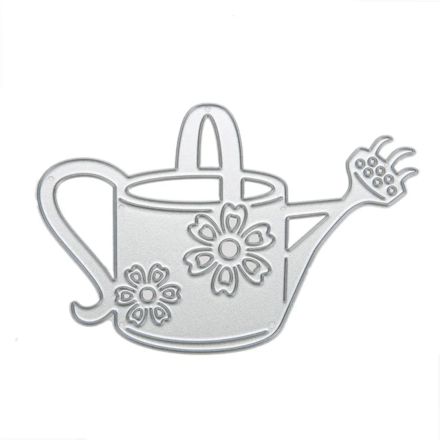 1pc watering pot metal diy cutting dies stencil paper card scrapbook
